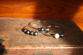Tahitian Pearl Bangle Bracelet in 14KGF, size 8