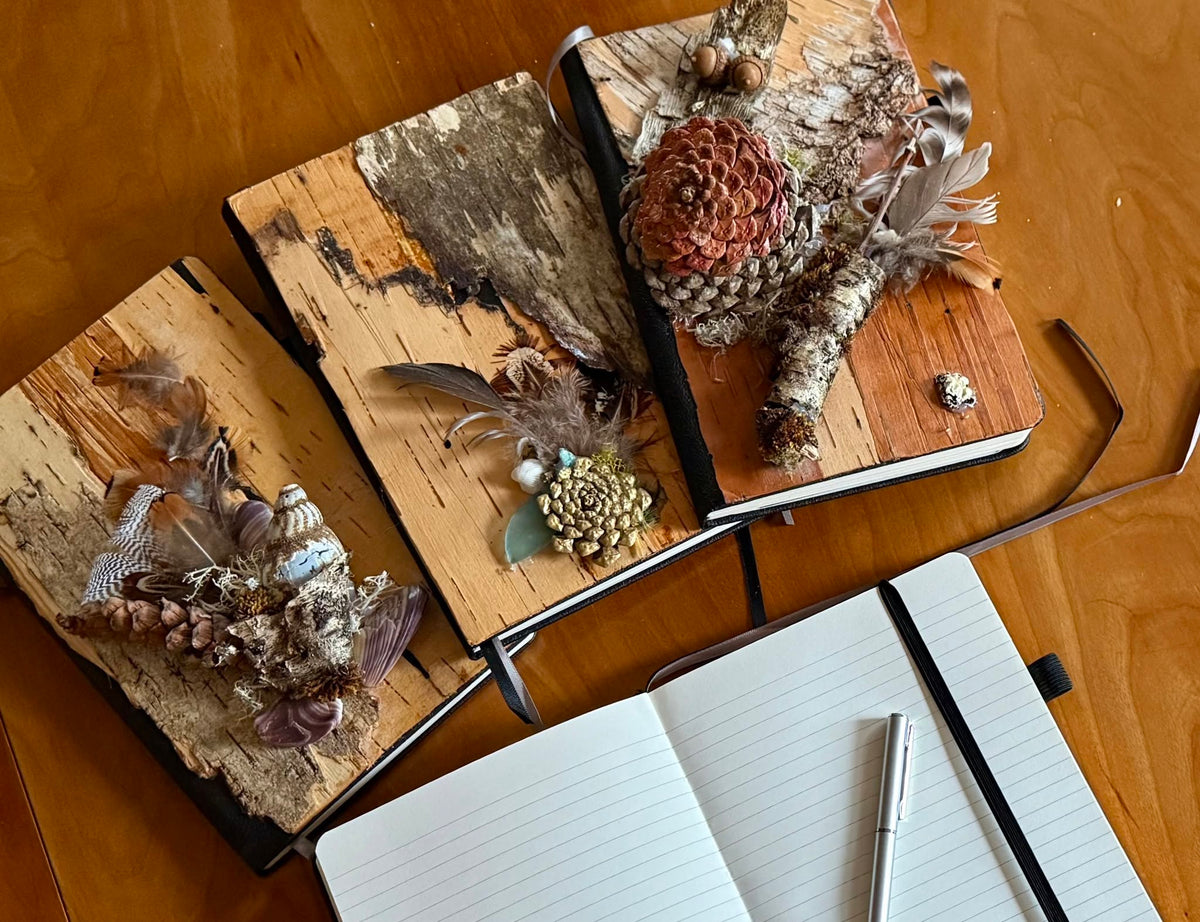 Decorate One or Two Birchwood Covered Journal(s) – Your Choice!