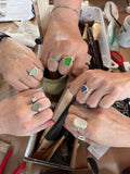 Sterling Silver Sea Glass Ring at Tuckerton Seaport