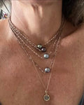 Macrame Tahitian Pearl Necklace
