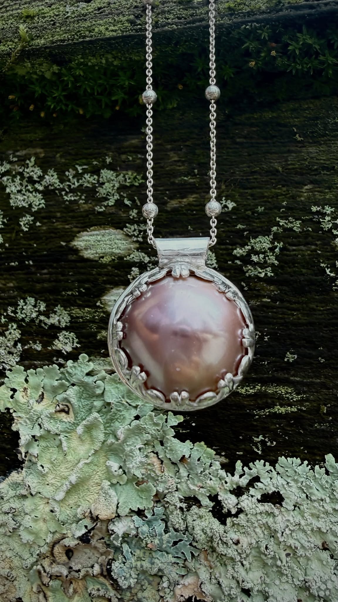 Mabe Pearl Sterling Silver Pendant