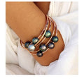 Private Class for Doreen: Pearl Hammered Bangle